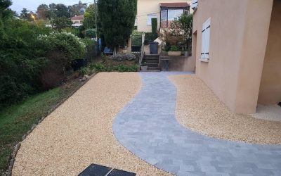 Aménagements extérieurs pour mise en valeur d’une maison de Trévoux