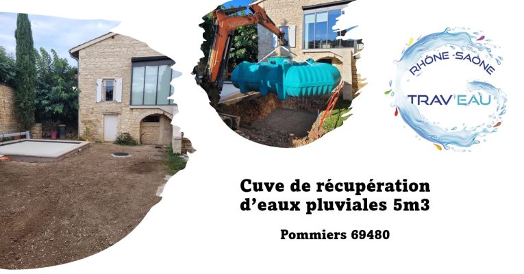 Cuve Recuperation Eaux Pluviales 5m3 Pommiers