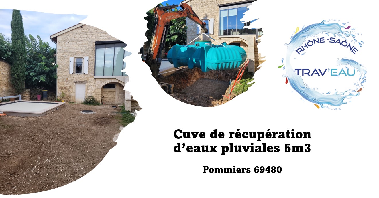 Cuve Recuperation Eaux Pluviales 5m3 Pommiers