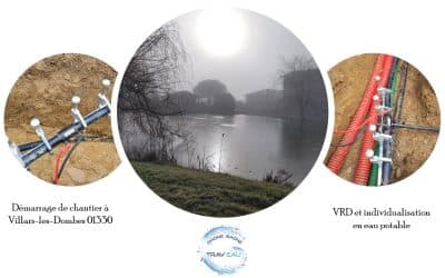Individualisation compteurs d&rsquo;eau et VRD à Villars-les-Dombes 01330