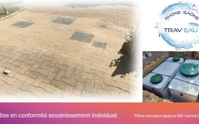 Mise en conformité assainissement individuel 5EH à Reyrieux 01600