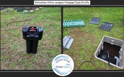 Entretien filtre compact PremierTech Ecoflo